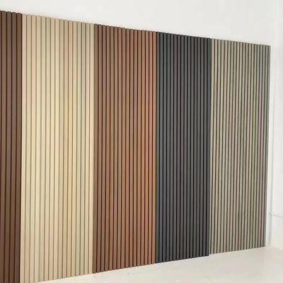 Decoración moderna con patrones de madera 100% Wpc revestimiento de pared exterior