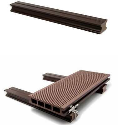 Impermeabilice no el suelo dirigido Decking al aire libre de madera de roble del resbalón WPC