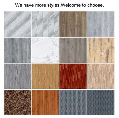 El suelo impermeable Unlin interior del proceso estadístico hace clic el tablón plástico del vinilo del PVC 4m m