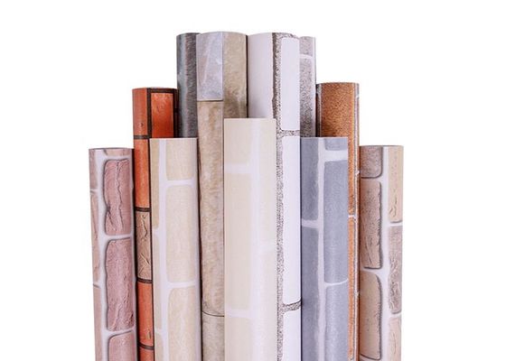 Papel pintado auto-adhesivo del vinilo del rollo de la etiqueta engomada del papel pintado de los 10m de la decoración de la pared interior