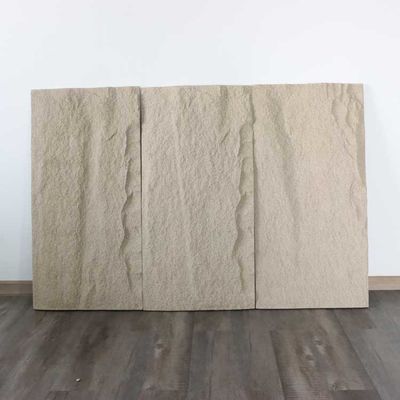 Revestimiento de textura de piedra Panel de pared 1,2 m Espuma ligera PU Cultura Faux