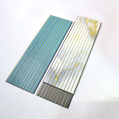 Panel de techo de PVC de decoración de hogar moderno como tablero de pared 3D de textura Panel de pared de PVC para sala de estar característica de la pared del dormitorio