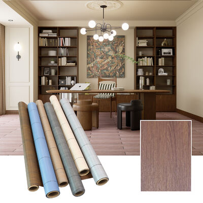 Película decorativa de piso fácil de instalar y quitar con patrones realistas