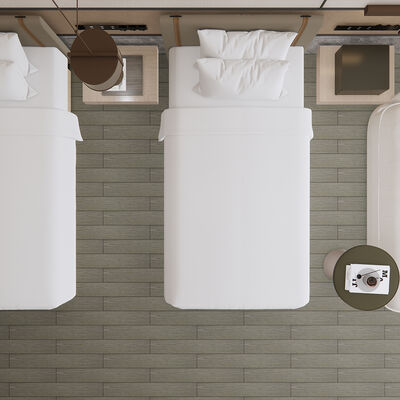 Pegatinas de revestimiento de piso de vinilo de PVC de 0,7 mm extraíbles con soporte adhesivo fuerte