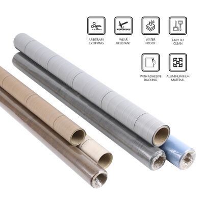 Adhesivos adhesivos removibles y económicos para baldosas de suelo laminado para revestimientos temporales o renovaciones de apartamentos