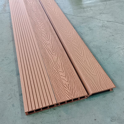 Panel de pared de WPC exterior impermeable a agua madera compuesta para paredes exteriores residenciales y comerciales