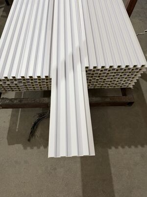 Panel de pared de Wpc de pared irregular de interior ecológico personalizado 160x24 revestimiento