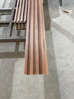 Panel de pared de Wpc de pared irregular de interior ecológico personalizado 160x24 revestimiento