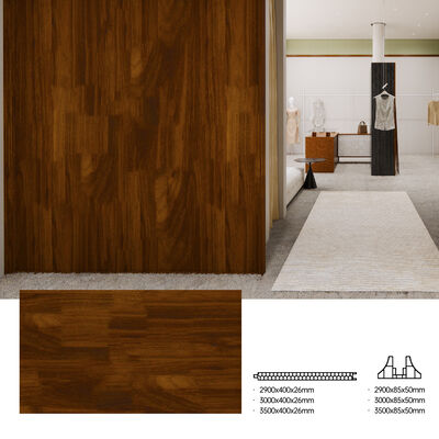 El panel de pared de división del PVC fácil instala el tablero decorativo del divisor interior para la separación del sitio