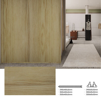 Panel de pared de PVC División de interior de la tabla decorativa impermeable divisor para el espacio de la habitación