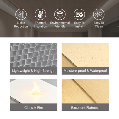 Panel aislante térmico ligero de 7 mm de aluminio para edificios
