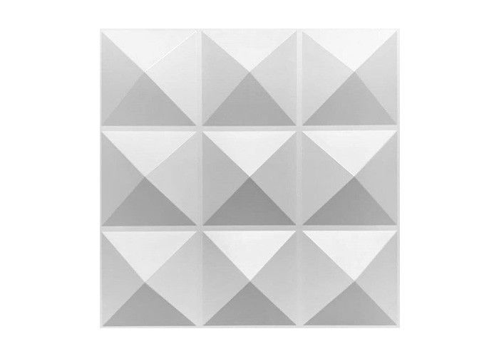 Oro brillante decorativo interior impermeable Diamond Design de los paneles de pared 3D del PVC 1m m
