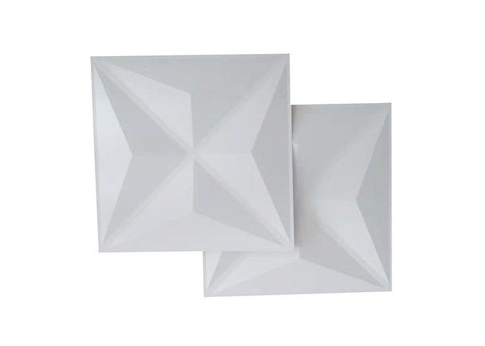 El panel de pared interior decorativo 3D del hogar de la prenda impermeable de la resina del PVC para las paredes