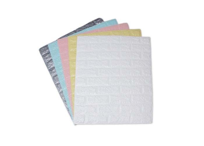 Ladrillo impermeable los 77cm del papel pintado del papel pintado 3D de la espuma de DIY Art Decor Interior PE