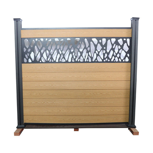 Balcón compuesto decorativo 90 * 25m m de los tableros de Panels Waterproof Garden de la cerca de Wpc