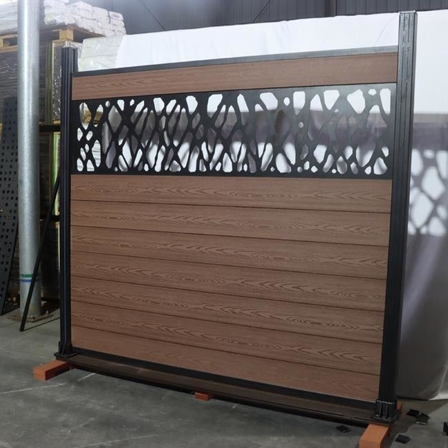 Cerca fácil Panels de Wpc de la instalación tableros exteriores de la protuberancia del 1.8m * del 1.8m Co