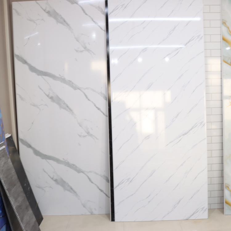 Paneles de ducha de PVC de seguridad texturizados antideslizantes para diseño de baños familiares