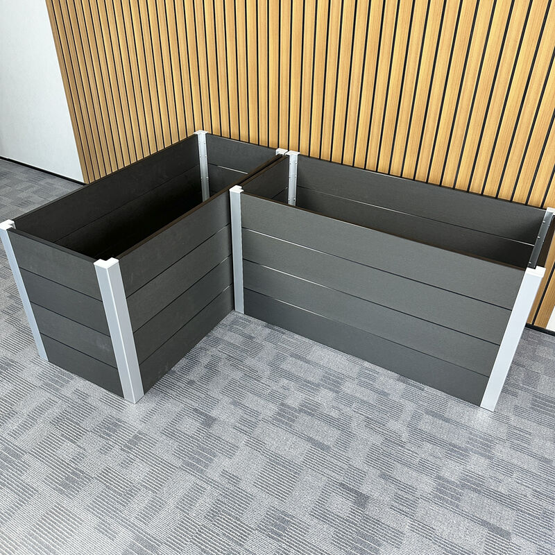 Caja de plantación de camas de jardín al aire libre con material ignífugo resistente al fuego y ecológico para plantar en el patio trasero