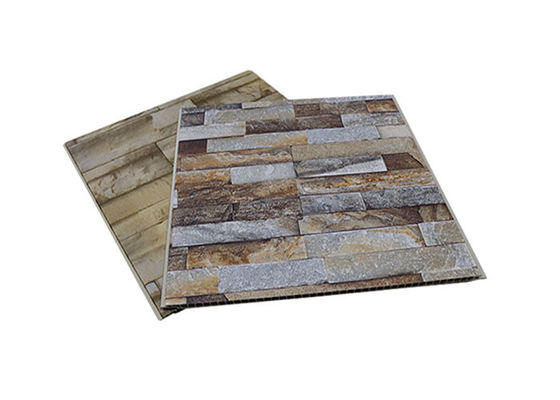 Los paneles de pared laminados del PVC de 400x9m m 600x9m m para la decoración de la pared interior