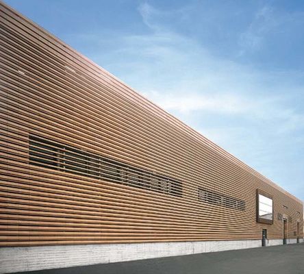 El panel de pared externo de la protuberancia del Co 219x26m m para la decoración al aire libre de la pared