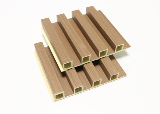 Revestimiento estriado interior compuesto de madera del panel de pared del wpc de los paneles para la decoración interior