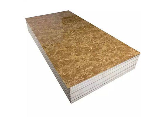 hoja de mármol ULTRAVIOLETA del PVC 4x8 de 3m m para la decoración interior de la pared