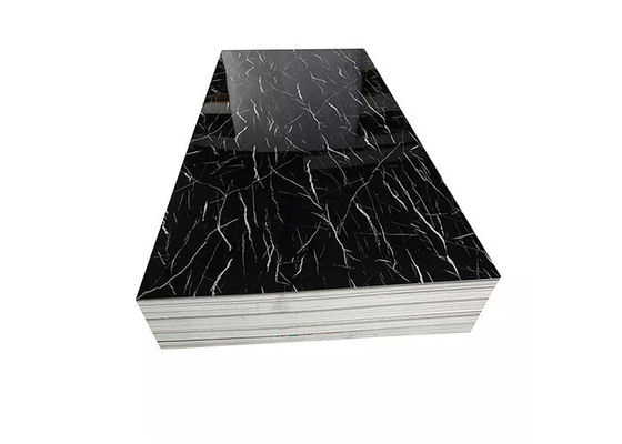 Los paneles de mármol ULTRAVIOLETA del PVC de la prenda impermeable de la hoja decorativa interior del mármol 2m m - 5m m