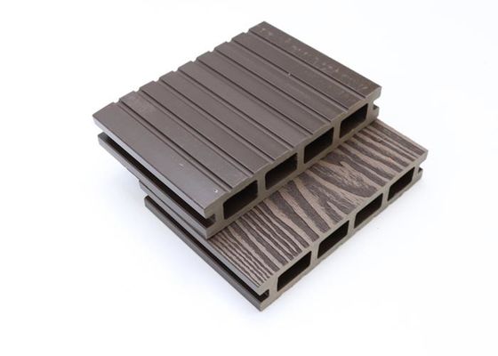 Tablero de cubierta compuesto plástico del piso WPC de WPC de madera al aire libre del Decking