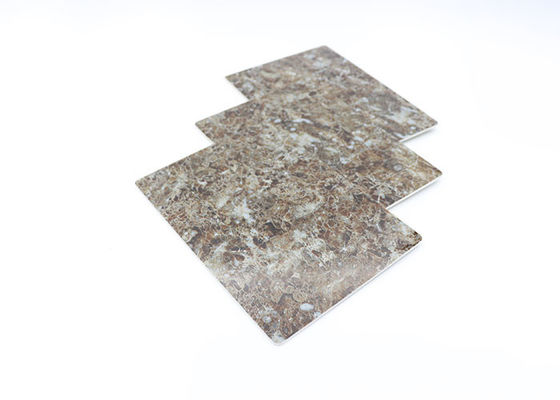 Alta hoja de mármol ultravioleta brillante del Pvc de la hoja impermeable del mármol para las paredes interiores