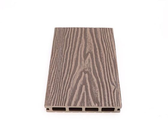 Tablero resistente 140x25x2900 de la terraza del Decking WPC de la grieta plástica WPC