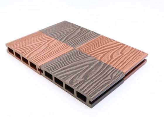 Impermeabilice no la madera al aire libre del Decking del resbalón WPC que suela Decking plástico