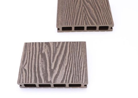 el Decking de la protuberancia WPC de 140x25m m Co recicló el suelo compuesto plástico de madera