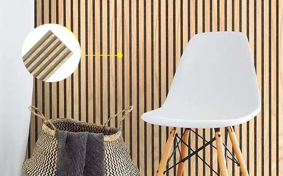 el panel de pared del poliestireno del grueso de 12m m laminó a Garin Color de madera