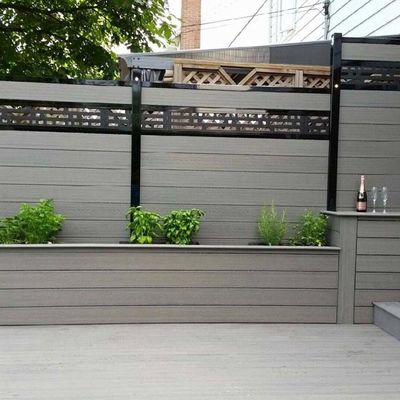 Alta protuberancia al aire libre de lujo brillante del Co de la prenda impermeable del panel de pared del panel de pared del exterior WPC