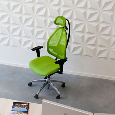 PVC interior casero decorativo 100% del diseño moderno de los paneles de pared 3D de los 50x50cm