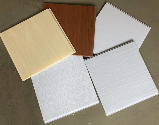 El panel de pared blanco puro del techo del PVC de Matte White del panel del PVC del PVC del tablero laminado del techo