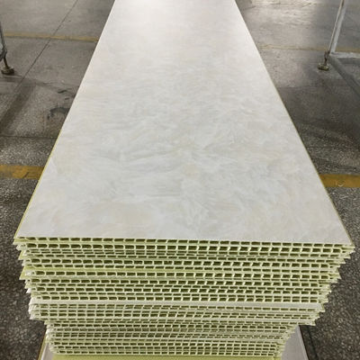 pared interior de los materiales de la construcción de viviendas del panel de pared del PVC de los 40cm los 60cm decorativa
