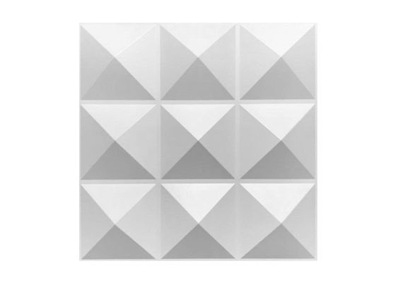 Oro brillante decorativo interior impermeable Diamond Design de los paneles de pared 3D del PVC 1m m