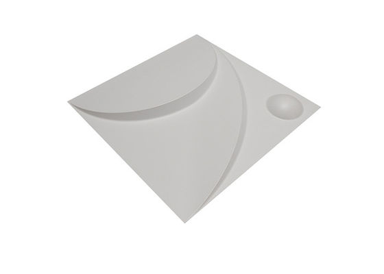 Oro brillante decorativo interior impermeable Diamond Design de los paneles de pared 3D del PVC 1m m