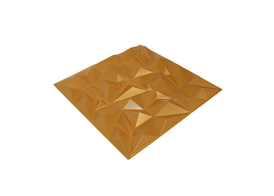 Los paneles de pared decorativos 3D de la prenda impermeable de la prevención contra los incendios 19.7x19.7inch