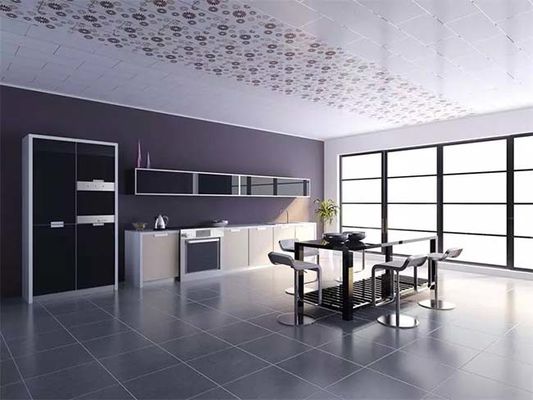Grueso diseño interior del ladrillo de los paneles de pared del PVC de la laminación de 4.5m m - de 15m m