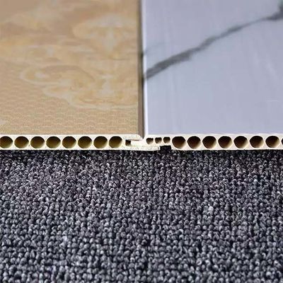 Grueso diseño interior del ladrillo de los paneles de pared del PVC de la laminación de 4.5m m - de 15m m