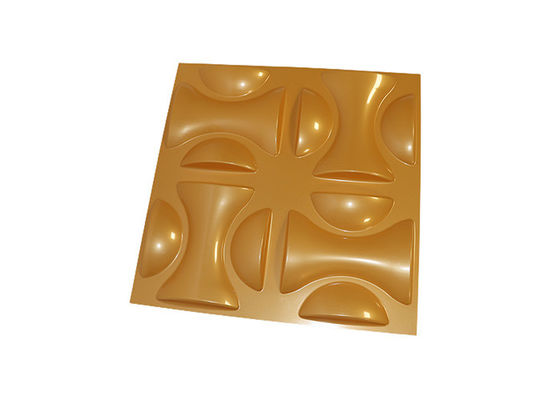 El panel de pared del PVC de los paneles de pared de Art Wall Panel Geometric Decorative 3D 3D