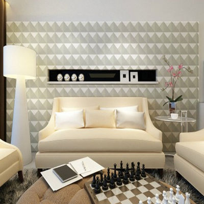 El panel de pared del PVC de los paneles de pared de Art Wall Panel Geometric Decorative 3D 3D