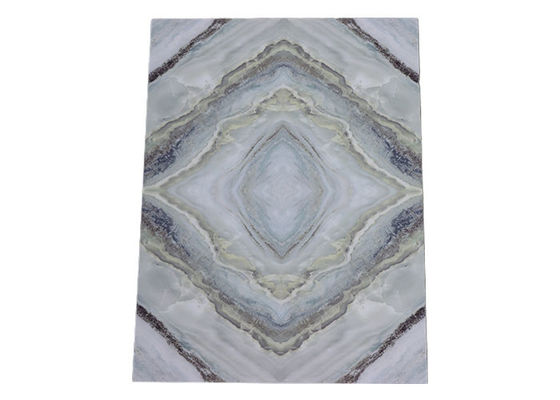 los paneles plásticos decorativos de 1.22x2.8mx3m m para prenda impermeable brillante de lujo de las paredes la alta