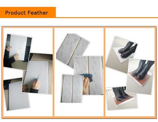 Material de construcción casero decorativo interior del cuarto de baño de la alta del lustre del techo del PVC pared del panel