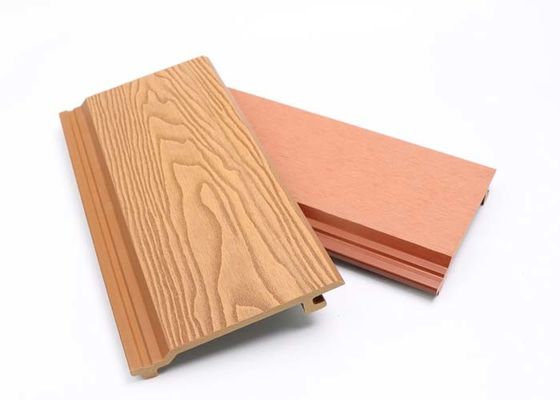 Material exterior múltiple de la decoración del panel de pared del HDPE 148x21m m WPC de los colores