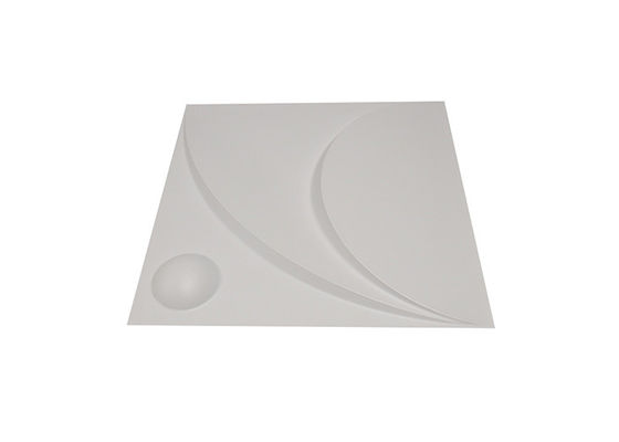 El panel de pared interior decorativo 3D del hogar de la prenda impermeable de la resina del PVC para las paredes