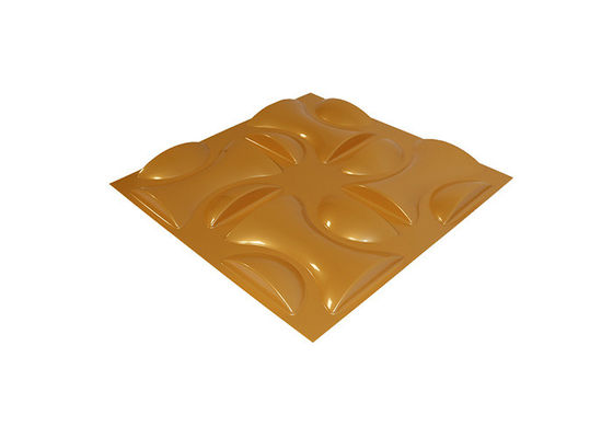 El panel de pared interior decorativo 3D del hogar de la prenda impermeable de la resina del PVC para las paredes