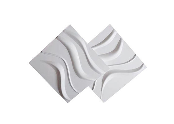 Forma decorativa del PVC Flexilble Squre de los paneles de pared 3d del grueso 1m m